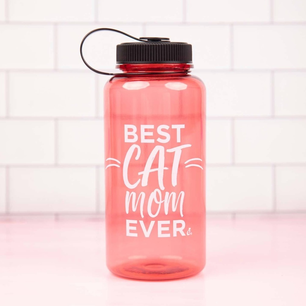 CATLADYBOX “Best Cat Mom” water bottle